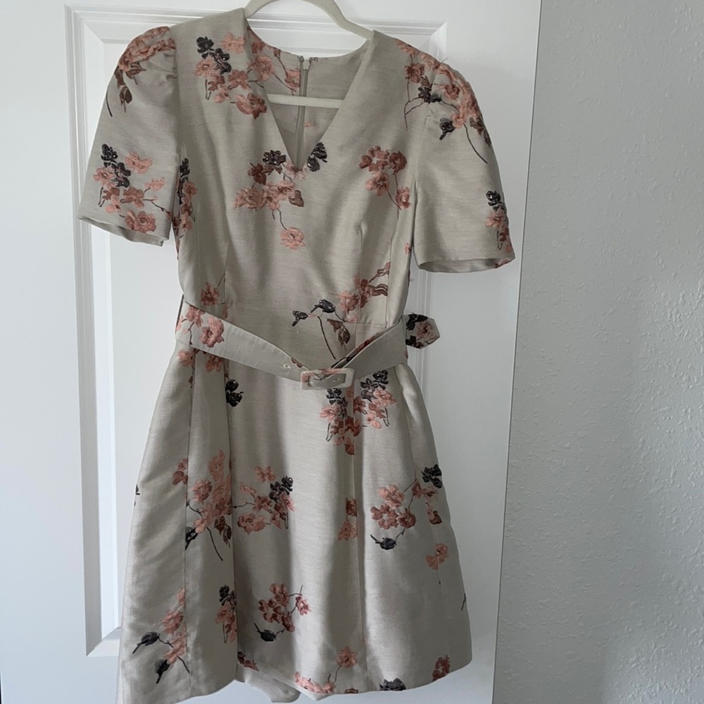 Co belted floral dress